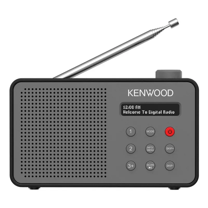 Kenwood CR-M25DAB-H rádio portátil digital cinzento