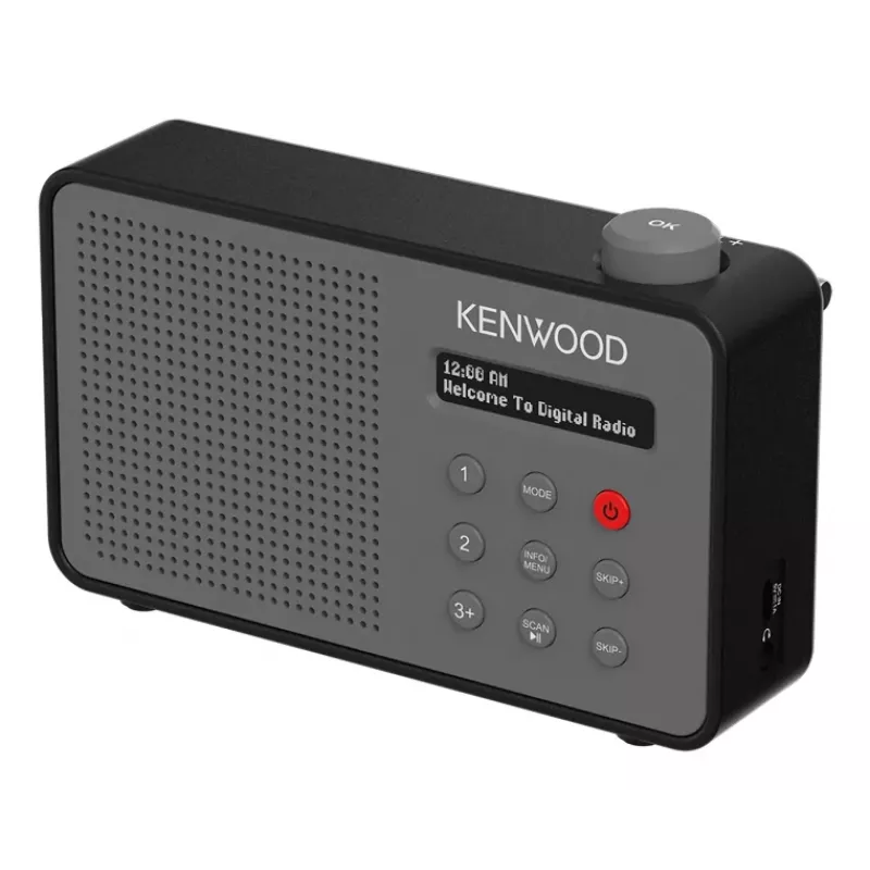 Kenwood CR-M25DAB-H rádio portátil digital cinzento