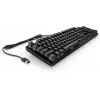 HP Pavilion Gaming teclado 550, tamanho completo (100%), com fios, USB, LED, preto