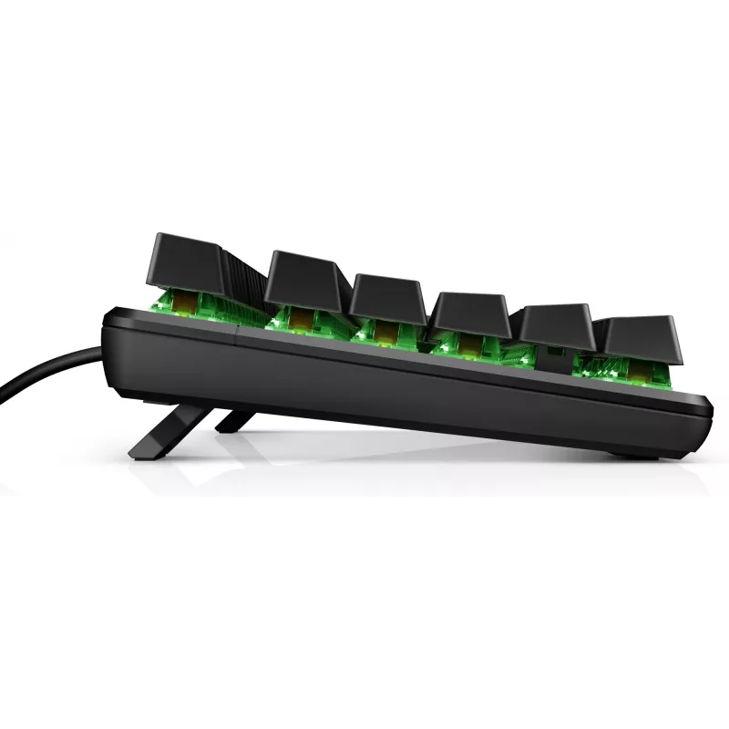 HP Pavilion Gaming teclado 550, tamanho completo (100%), com fios, USB, LED, preto