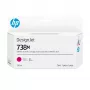 HP 738M cartucho de tinta magenta de 130 ml DesignJet cabeça de impressão tecnologia térmica a jato de tinta