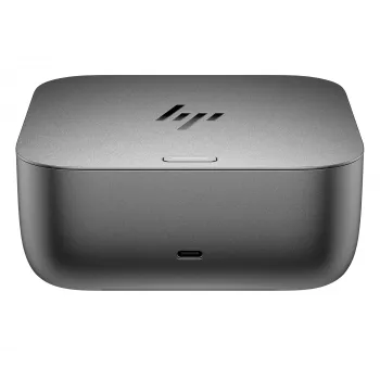 HP Thunderbolt 4 Ultra 280W G6 dock, com fios, Thunderbolt 4, 280 W, 10,100,1000,2500 Mbit/s, cinzento, 8K Ultra HD