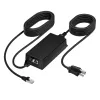 HP Poly PoE++ 65W adaptador 2.5G com cabo CAT6A de 3,66 m e cabo de alimentação