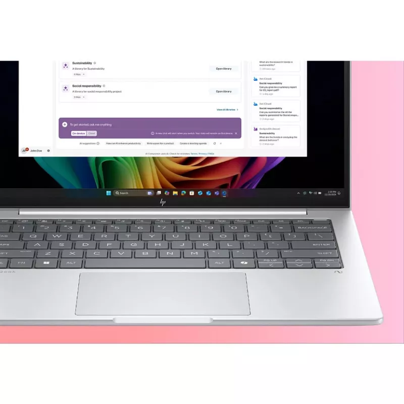 Portátil HP EB8G1a14AI 14 polegadas AMD Ryzen AI 5 340 16GB 512GB SSD AMD Radeon 840M Windows 10
