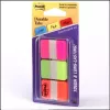 3M 686-PGO separadores de índice Separadores de índice em branco Verde, Laranja, Rosa