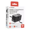 Verbatim Charge 'n' Travel 70W 2C Adaptador de viagem universal retrátil Preto