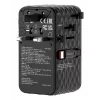 Verbatim Charge 'n' Travel 70W 2C Adaptador de viagem universal retrátil Preto