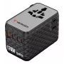 Verbatim Charge 'n' Travel 170W Adaptador de viagem universal Preto
