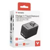Verbatim Charge 'n' Travel 170W Adaptador de viagem universal Preto