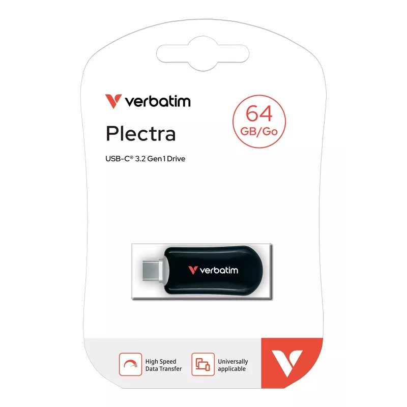 Verbatim Plectra Pen drive USB-C Preto 64GB