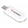 Verbatim Plectra Pen drive USB-C Branco 128 GB, 128 GB, USB Type-C, 3.2 Gen 1 (3.1 Gen 1), 100 MB/s, sem tampa, Branco