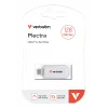 Verbatim Plectra Pen drive USB-C Branco 128 GB, 128 GB, USB Type-C, 3.2 Gen 1 (3.1 Gen 1), 100 MB/s, sem tampa, Branco