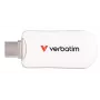 Verbatim Plectra Pen drive USB-C Branco 256GB, 256 GB, USB Type-C, 3.2 Gen 1 (3.1 Gen 1), 100 MB/s, Sem tampa, Branco