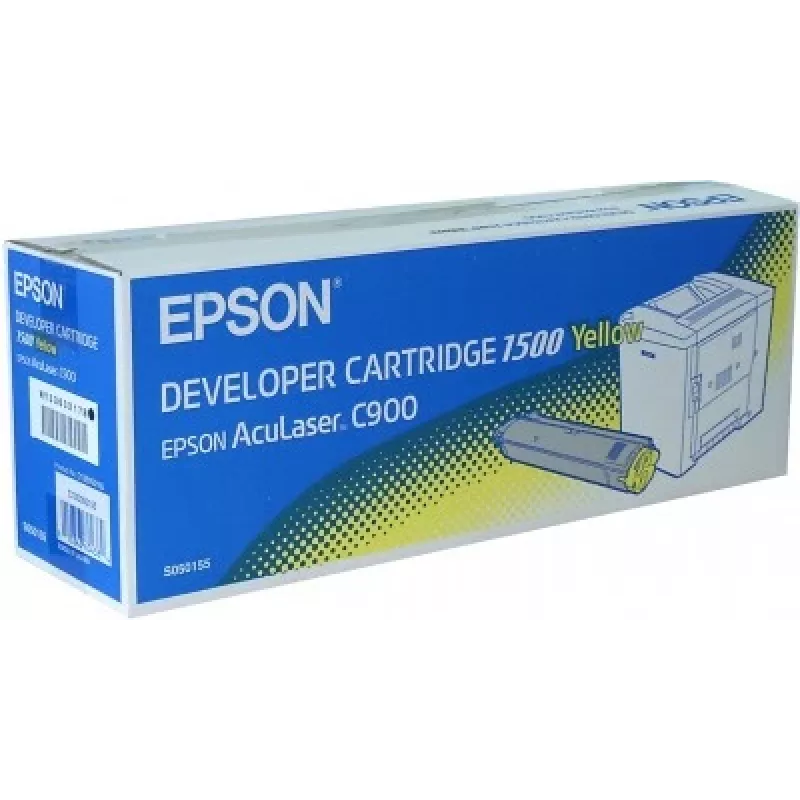 Epson AL-C900 Cartucho de revelador Amarelo 1,5k, 1500 páginas, Amarelo, 1 unid.