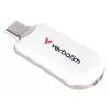 Pen drive USB-C Verbatim Plectra branca 512GB, 512 GB, USB Type-C, 3.2 Gen 1 (3.1 Gen 1), 100 MB/s, sem tampa, branca