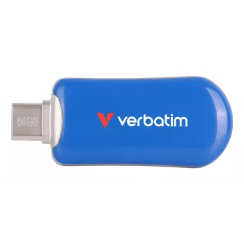 Pen drive USB-C Verbatim Plectra azul 64GB