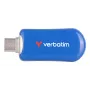 Pen drive USB-C Verbatim Plectra azul 512GB, 512 GB, USB Type-C, 3.2 Gen 1 (3.1 Gen 1), 100 MB/s, sem tampa, azul