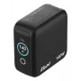 Carregador Verbatim Mini GaN 140W com visor, interior, AC, 28 V, preto