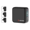 Carregador Verbatim Mini GaN 140W com visor, interior, AC, 28 V, preto