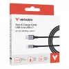 Cabo Verbatim Sync & Charge USB-A para USB-C 120 cm, 1,2 m, USB A, USB C, USB 2.0, 0,48 Gbit/s, preto