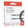 Cabo Verbatim Sync & Charge – 100W USB-C para USB-C 120 cm, 1,2 m, USB C, USB C, USB 2.0, 0,48 Gbit/s, preto