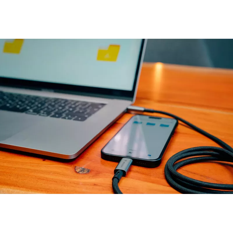 Cabo Verbatim Sync & Charge USB C para USB C 240W 40 Gbit/s 120 cm, 1,2 m, USB C, USB C, USB4 Gen 2x2, 40 Gbit/s, preto