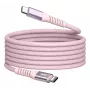 Cabo magnético Verbatim Sync & Charge – 60 W USB-C para USB-C, 120 cm, rosa