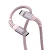 Cabo magnético Verbatim Sync & Charge – 60 W USB-C para USB-C, 120 cm, rosa