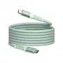 Cabo magnético Verbatim Sync & Charge - 100W USB-C para USB-C 120 cm verde