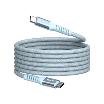 Cabo magnético Verbatim Sync & Charge – 100W USB-C para USB-C 120 cm azul