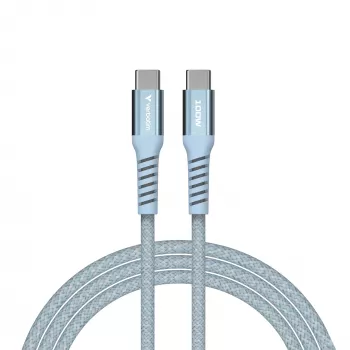 Cabo magnético Verbatim Sync & Charge – 100W USB-C para USB-C 120 cm azul