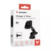 Carregador de automóvel sem fios magnético Verbatim Charge 'n' Drive Qi2 RGB