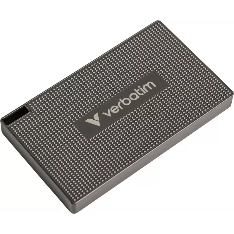 SSD Verbatim Metal Mini USB-C 3.Gen 2 512 GB, 512 GB, USB Type-C, USB 3.2 Gen 2x2, 2000 MB/s, 10 Gbit/s, cinzento