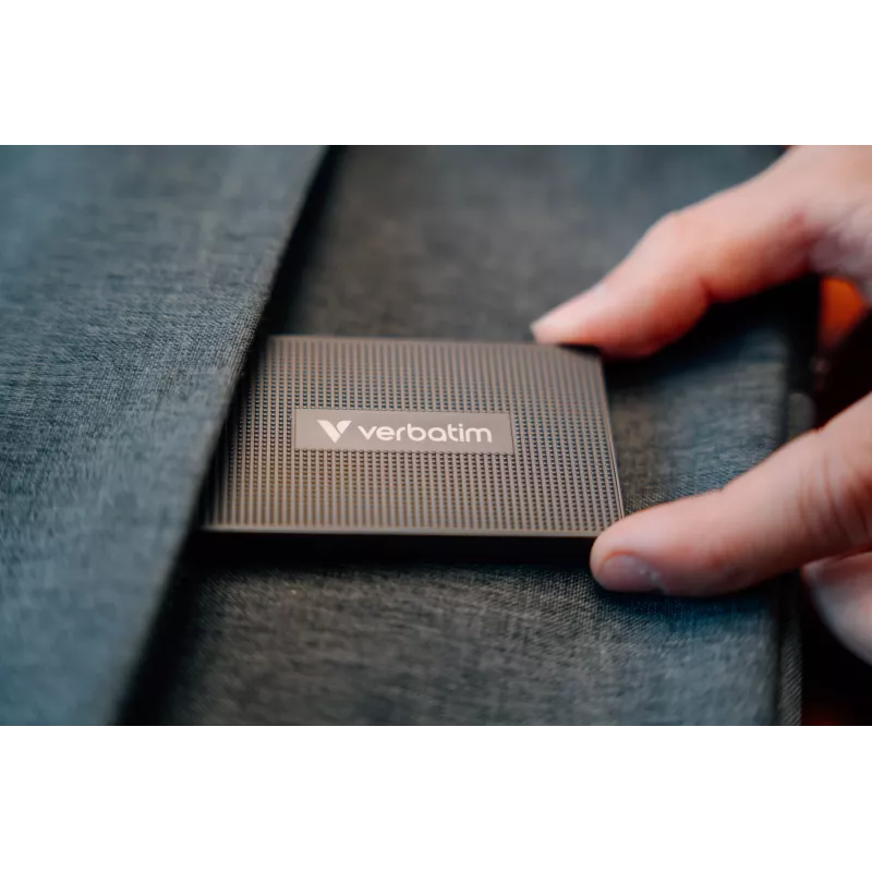 SSD Verbatim Metal Mini USB-C 3.2 Gen 2 1 TB, 1 TB, USB Type-C, USB 3.2 Gen 2x2, 2000 MB/s, 10 Gbit/s, cinzento