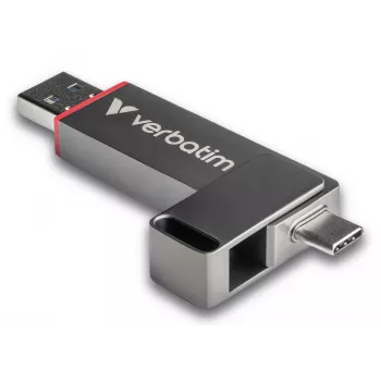 Pen USB Verbatim Dual QuickStick 512 GB USB Type-A / USB Type-C 3.2 Gen 1 (3.1 Gen 1) cinzento