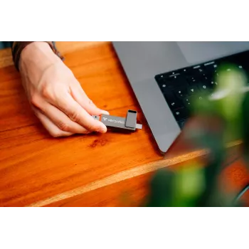 Pen USB Verbatim Dual QuickStick 512 GB USB Type-A / USB Type-C 3.2 Gen 1 (3.1 Gen 1) cinzento