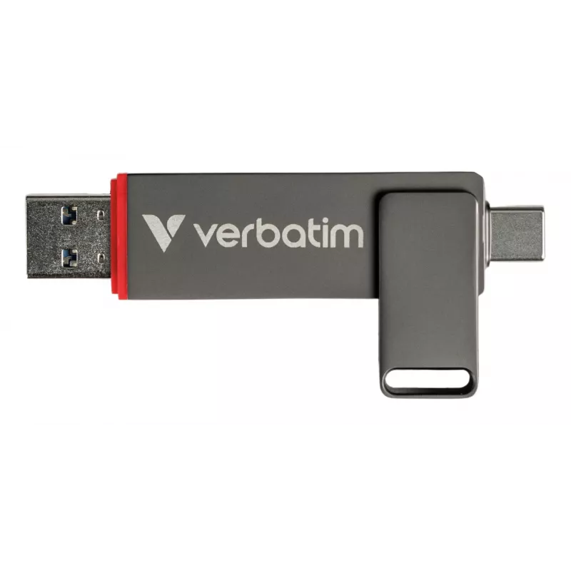 Pen USB Verbatim Dual QuickStick 1 TB USB Type-A / USB Type-C 3.2 Gen 1 (3.1 Gen 1) cinzento