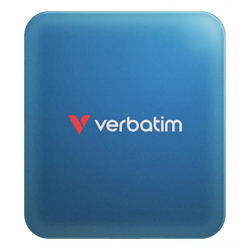 SSD Verbatim SnapBack 1TB azul Metallic, 1 TB, USB Type-C, USB 3.2 Gen 2x2, 2000 MB/s, 20 Gbit/s, azul