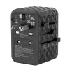 Adaptador de viagem universal Verbatim UTA-05 65W GaN III com 2 x USB-C PD e QC 4+ e 2 x portas USB-A