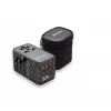 Adaptador de viagem universal Verbatim UTA-06 100W GaN III com 2 x USB-C PD e QC 4+ e 2 x portas USB-A QC 3.0