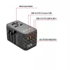 Adaptador de viagem universal Verbatim UTA-06 100W GaN III com 2 x USB-C PD e QC 4+ e 2 x portas USB-A QC 3.0