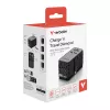 Cabo retrátil Verbatim Charge 'n' Travel Diamond 85W CNT-02