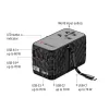 Cabo retrátil Verbatim Charge 'n' Travel Diamond 85W CNT-02