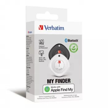 Localizador de objetos Bluetooth Verbatim MYF-02 pack de 2 preto/branco