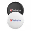 Rastreador Bluetooth Verbatim My Finder Coin – pack de 2, pessoal, localizador, preto, branco, resistente ao pó, à prova de água, IP66, CR2032