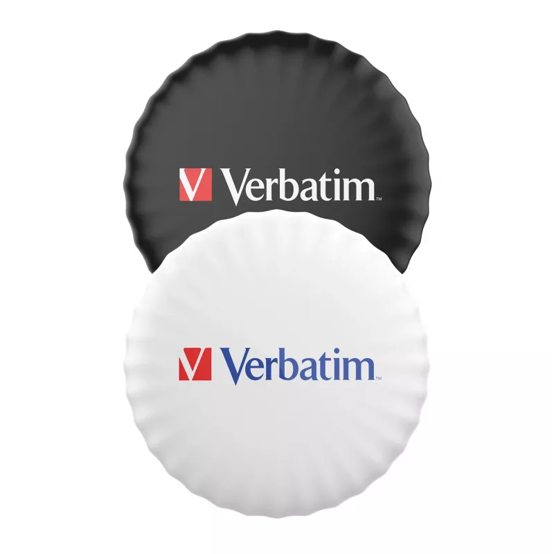 Rastreador Bluetooth Verbatim My Finder Coin – pack de 2, pessoal, localizador, preto, branco, resistente ao pó, à prova de água, IP66, CR2032