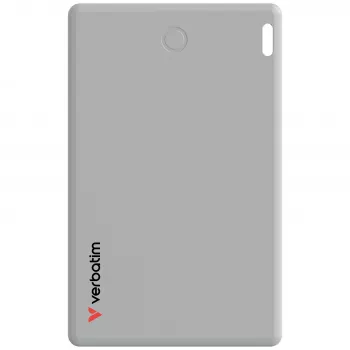 Localizador de objetos Bluetooth Verbatim My Finder Card pack de 1 prateado, pessoal, localizador, prateado, resistente ao pó, à prova de água, IP66, 1440 h