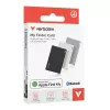 Localizador de objetos Bluetooth Verbatim My Finder Card pack de 3 preto / prateado / branco