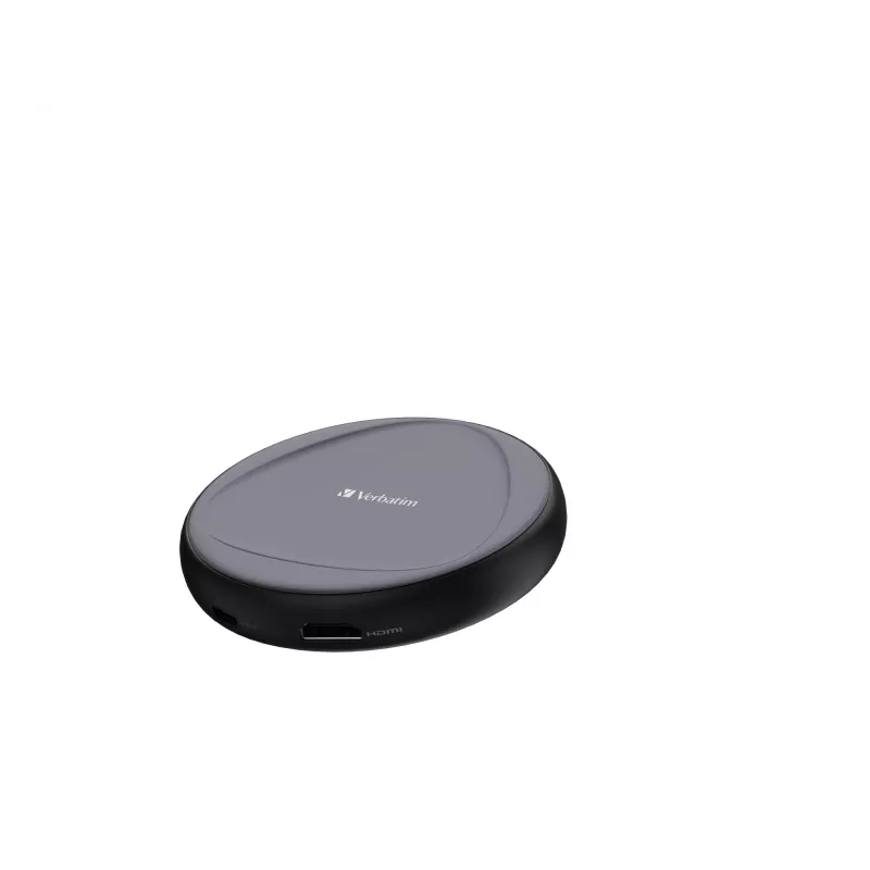 Adaptador de ecrã sem fios Verbatim Share My Screen USB-C 4K com hub WDA-02