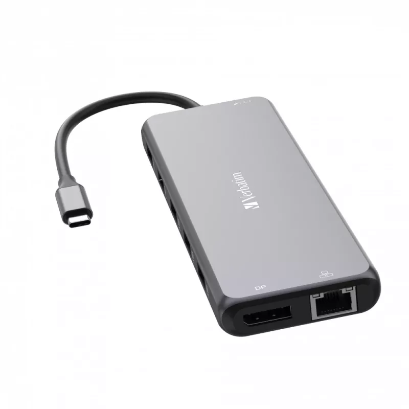 Hub Verbatim CMH-13 USB Type-C 10000 Mbit/s prateado